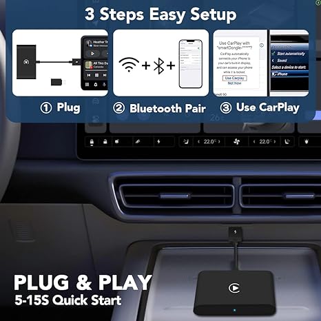 🔥 Discover the Future of Driving with a Carplay Wireless Adapter! 🔥